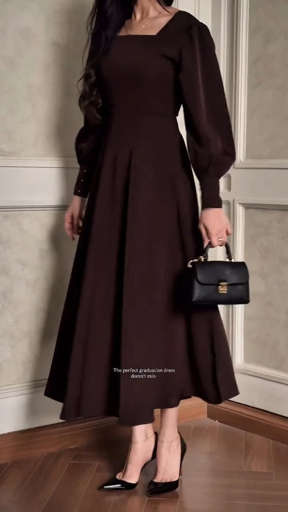 DARK BROWN MAXI