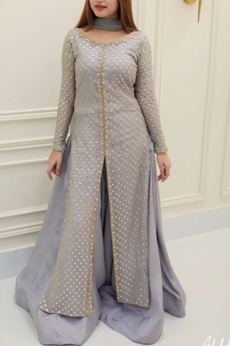 GREY KURTA