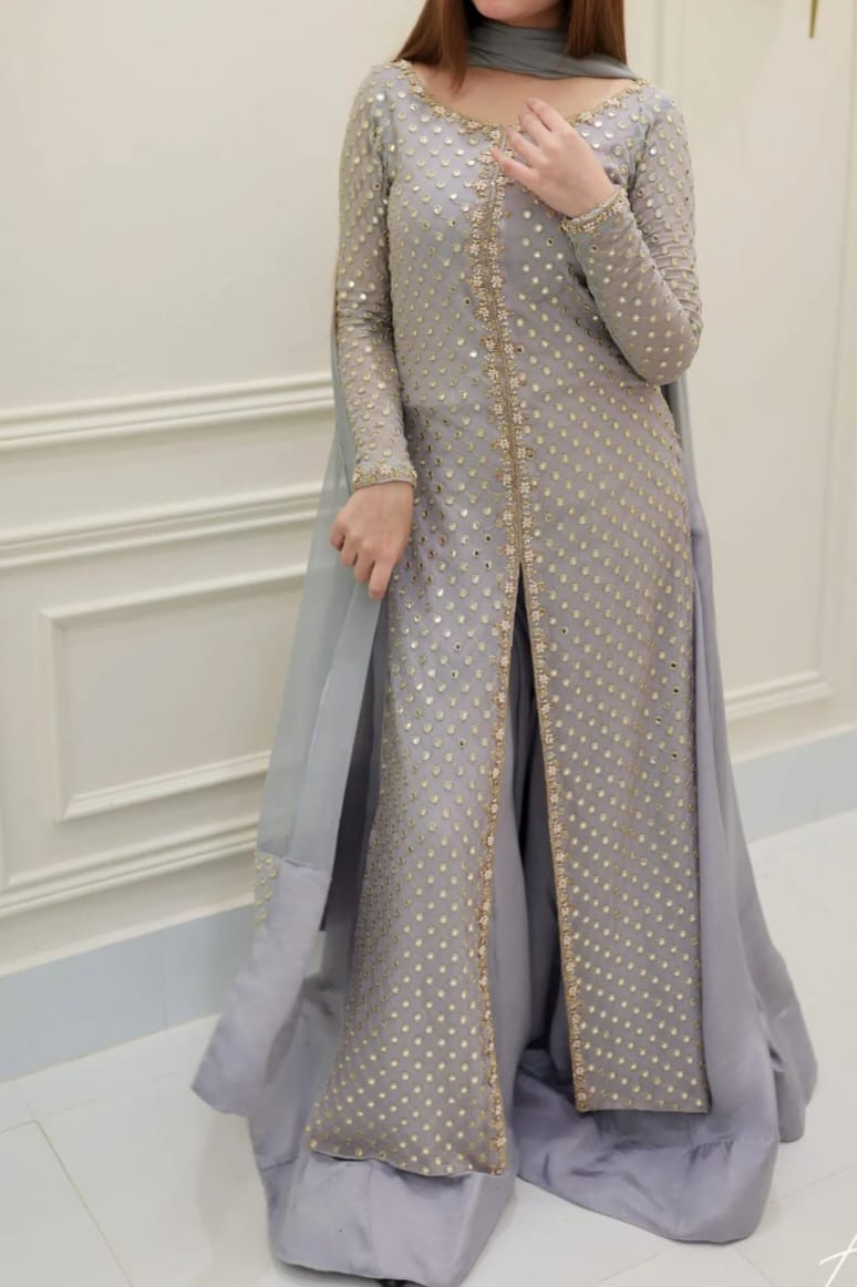 GREY KURTA