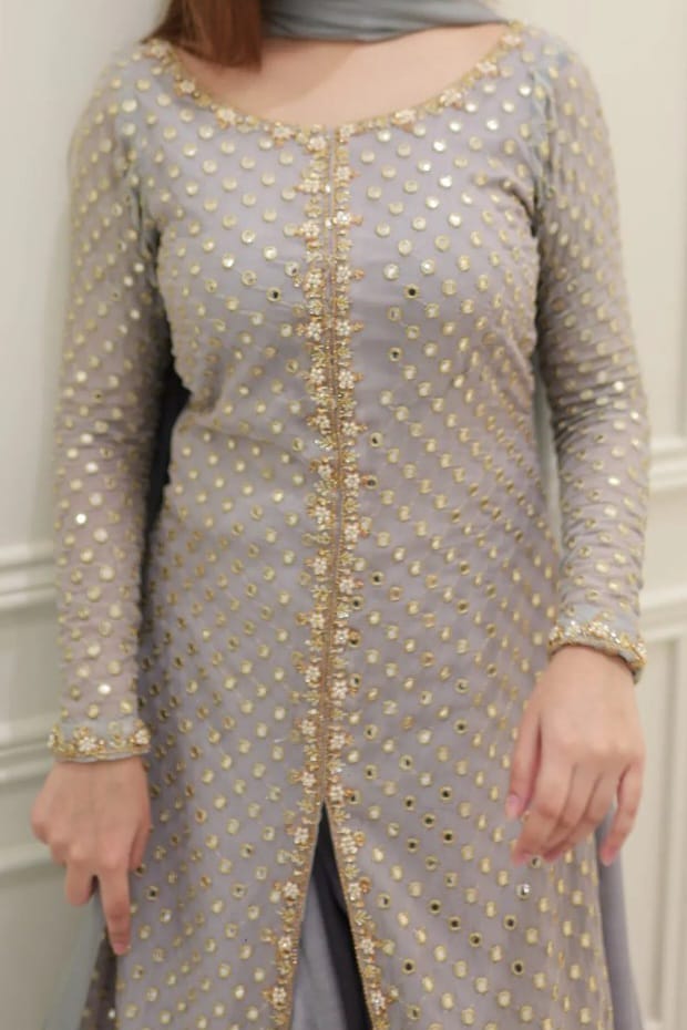 GREY KURTA