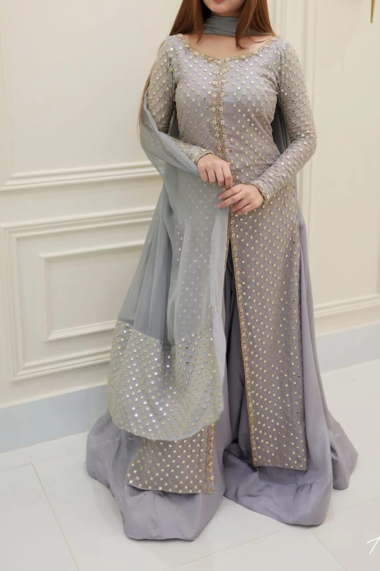 GREY KURTA