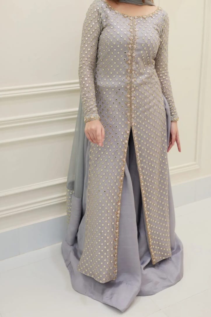 GREY KURTA