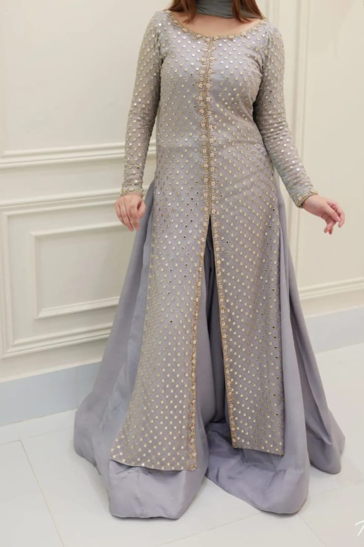 GREY KURTA