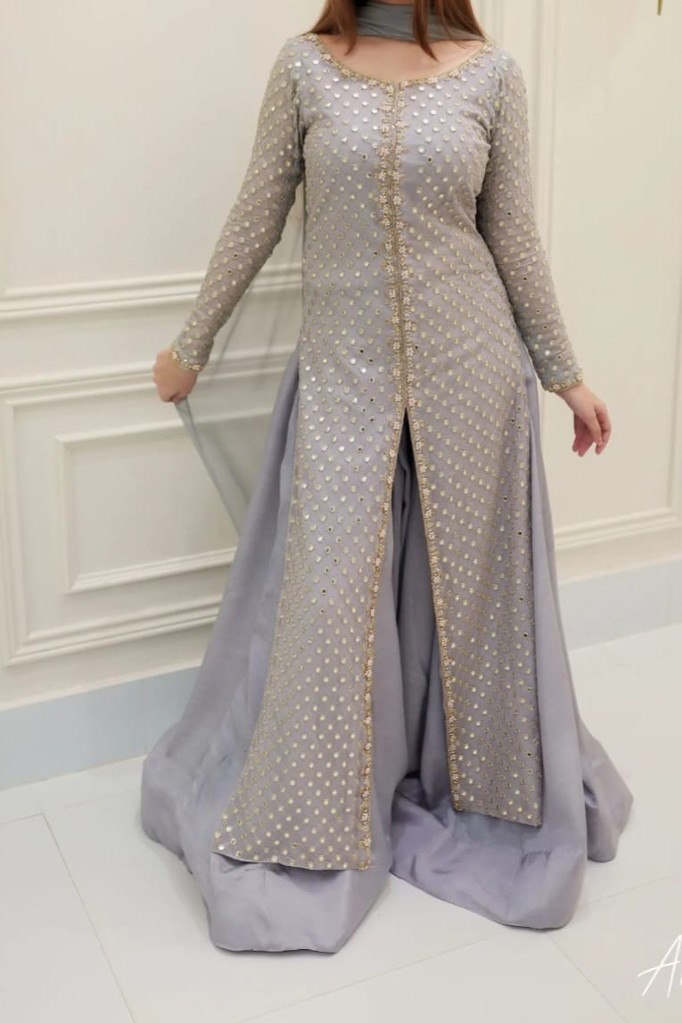 GREY KURTA