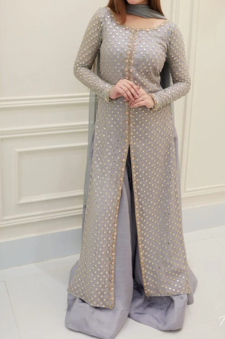 GREY KURTA